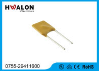 Kundenspezifische Thermistor-rückstellbare Widerstand-Sicherungs-gelbe Farbe des Lautsprecher-PPTC