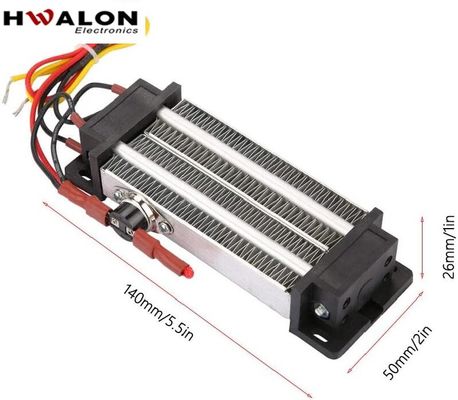 500W 110V Aluminium-PTC-Heizkörper Keramik-Lufthitzer Konstante - Temperatur Luftheizkörper, geeignet für Klimaanlagen, Trockner für Haustiere, Kleidungstrockner und Luftbefeuchter
