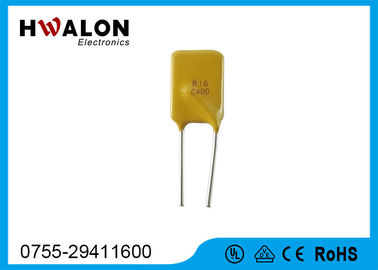 Kundenspezifische Thermistor-rückstellbare Widerstand-Sicherungs-gelbe Farbe des Lautsprecher-PPTC